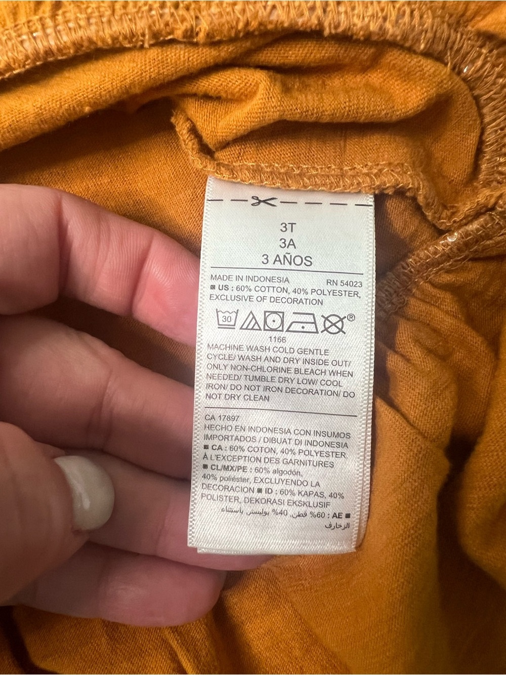 Girls 3T Old Navy long sleeve top - Picture 4 of 5